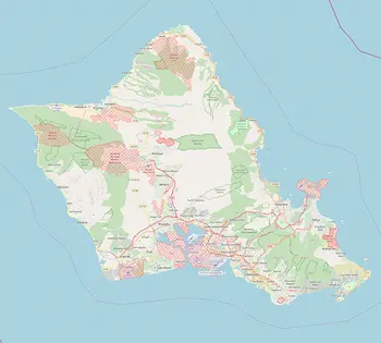 Map of Honolulu
